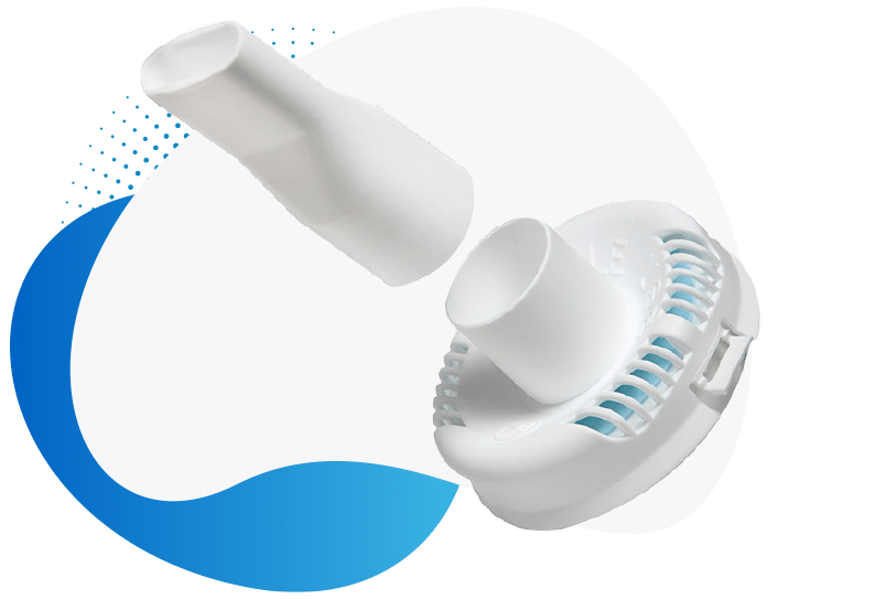 Single use exhalation valve with mouthpiece