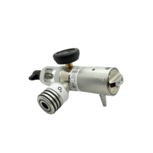 Dialflow Oxygen Regulator - Pin Index D Silver