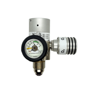 Oxygen Pressure Regulator – Bull Nose/BS5682 Silver