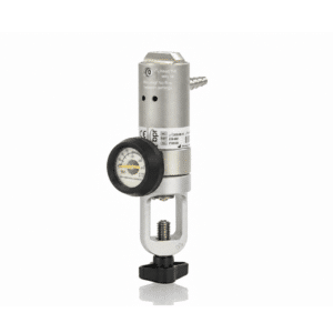 Dialflow Medical Air Regulator – Pin Index D Silver
